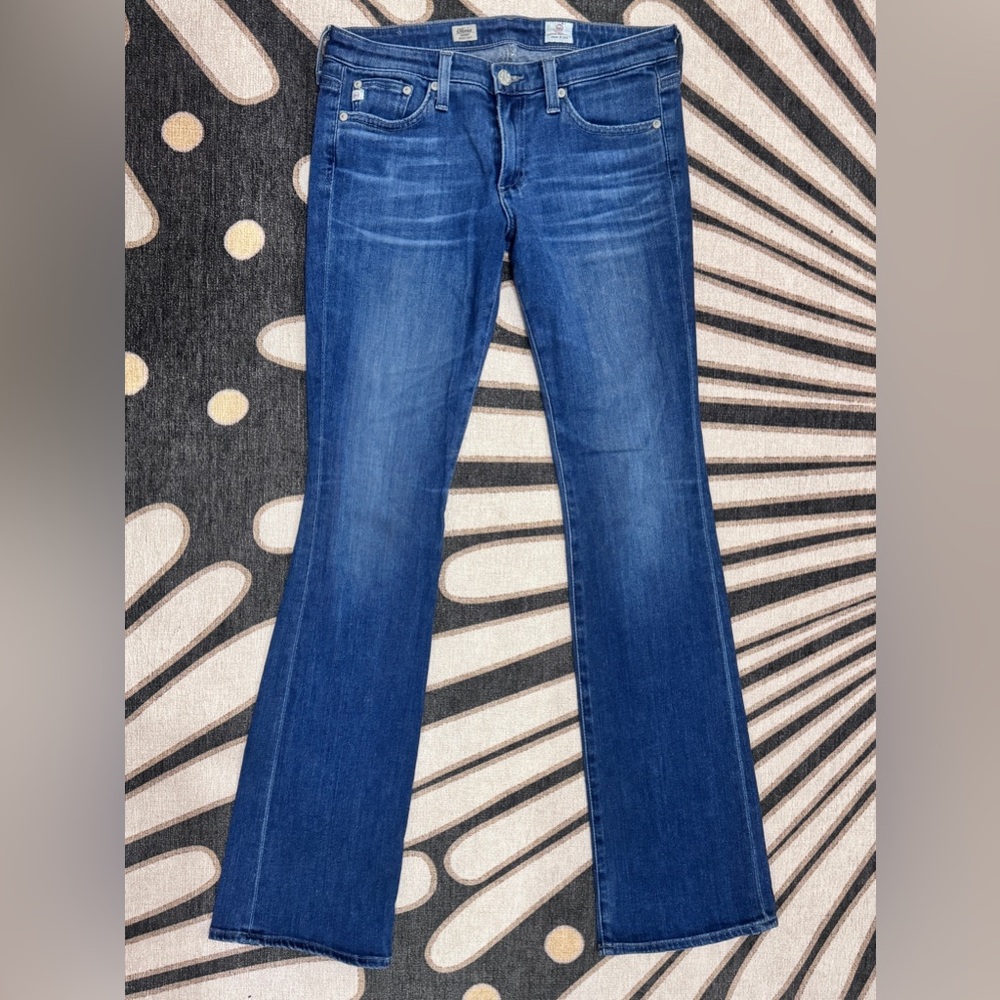 Ag Adriano Goldschmied Women's Blue Boot Cut Jeans